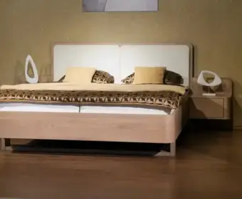 Video reel drevená posteľ Round U box