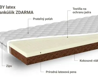 BABY latex + vankúšik ZDARMA