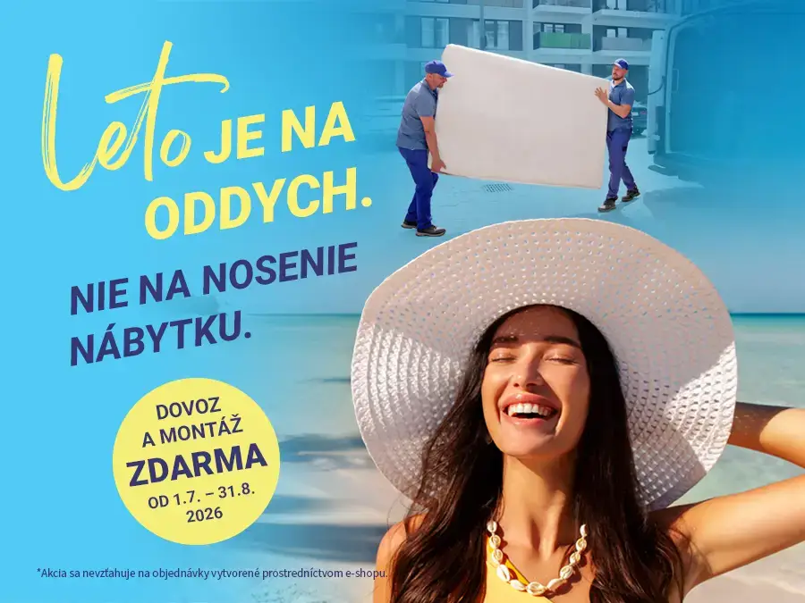 Letná akcia dovoz a montáž zdarma
