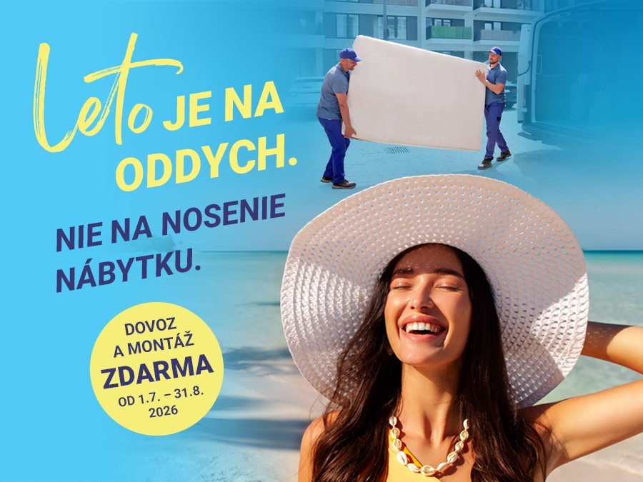 Letná akcia dovoz a montáž zdarma