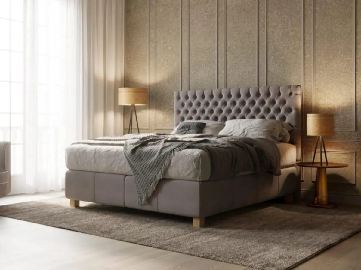 Vysoká posteľ Desire Boxspring.